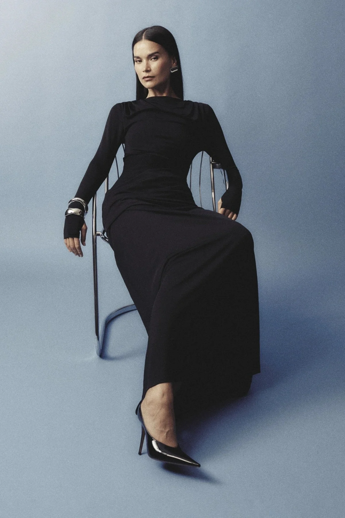 Lure Maxi Dress Black - Image 2