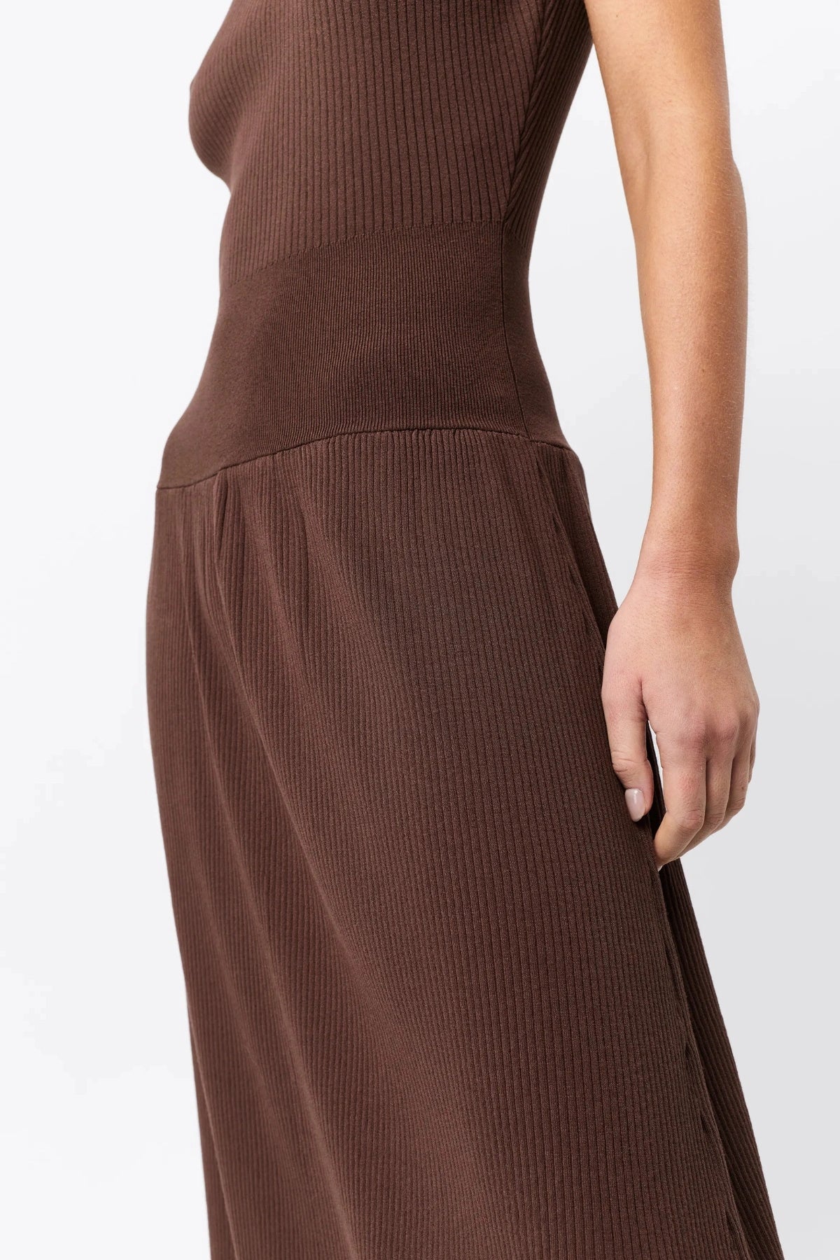 Quiet Force Midi Dress Cacao - Image 6
