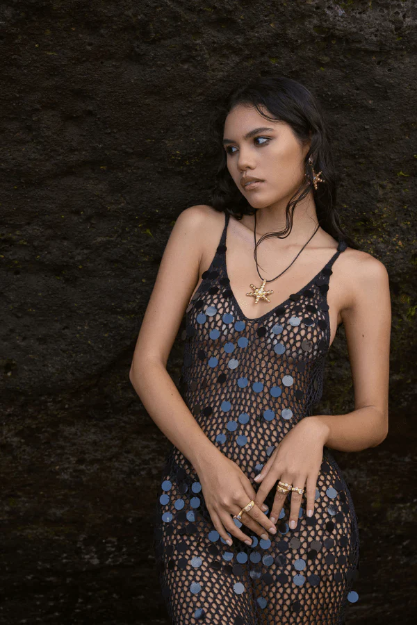 Atlas Necklace Gold - Image 4