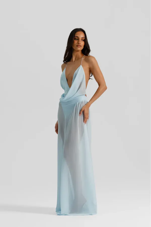 Agnes Gown Ice Blue - Image 3
