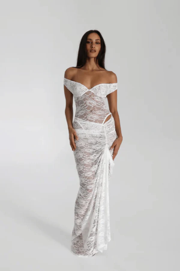 Aubrey Dress White - Image 5
