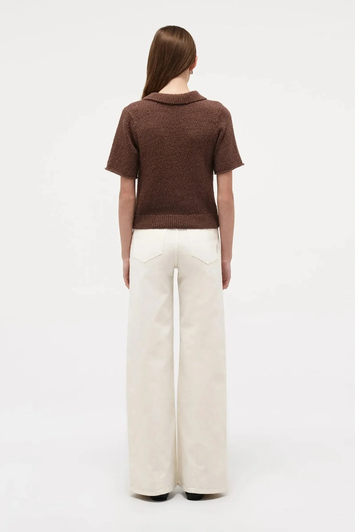 Cecil Knit Polo Espresso - Image 4