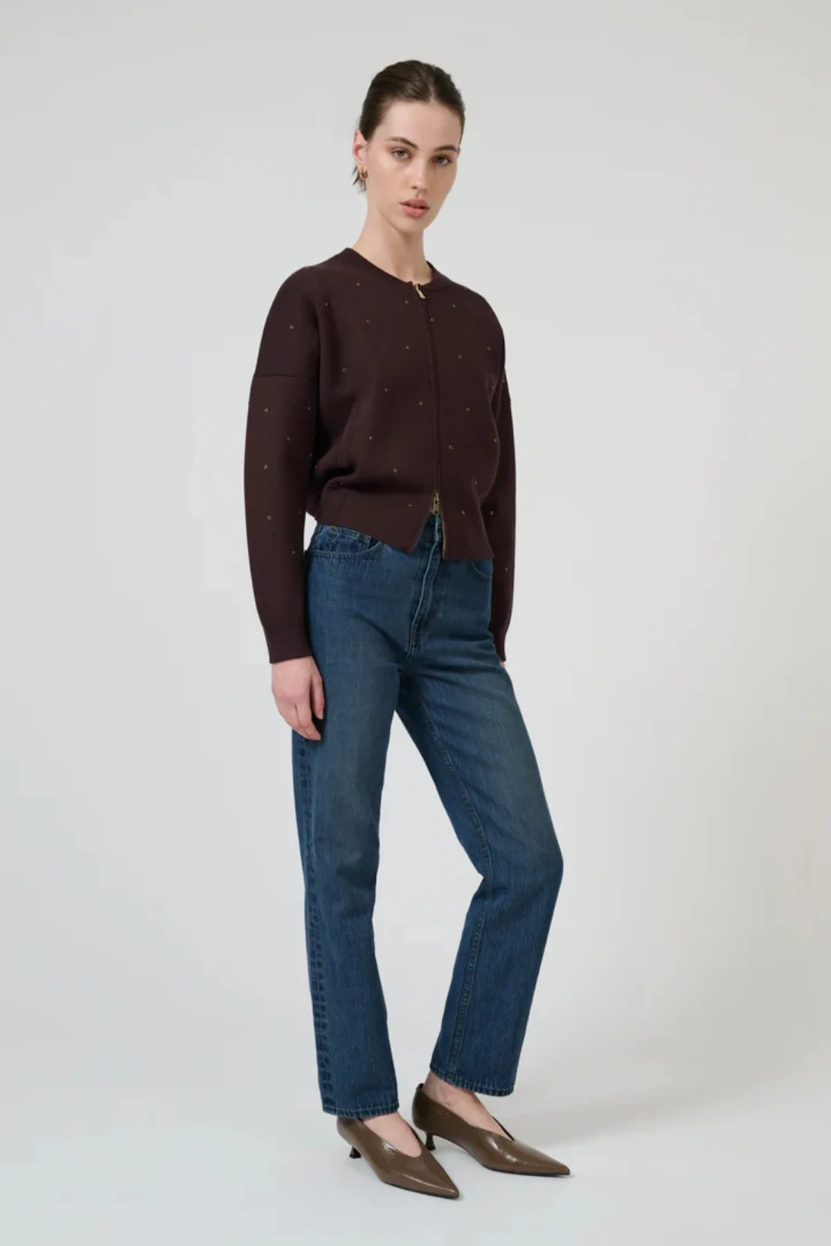 Agata Bomber Chocolate - Image 6