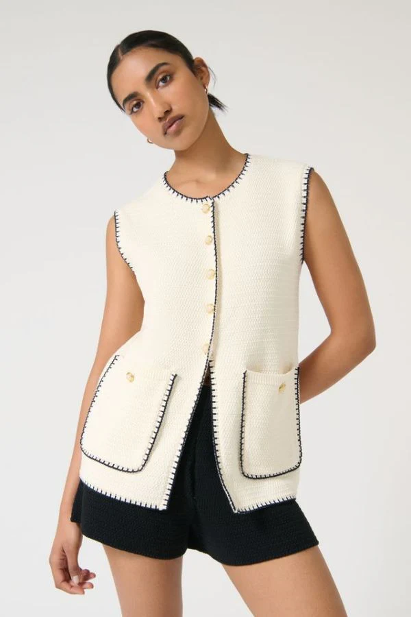 Helena Gilet Trim - Image 5