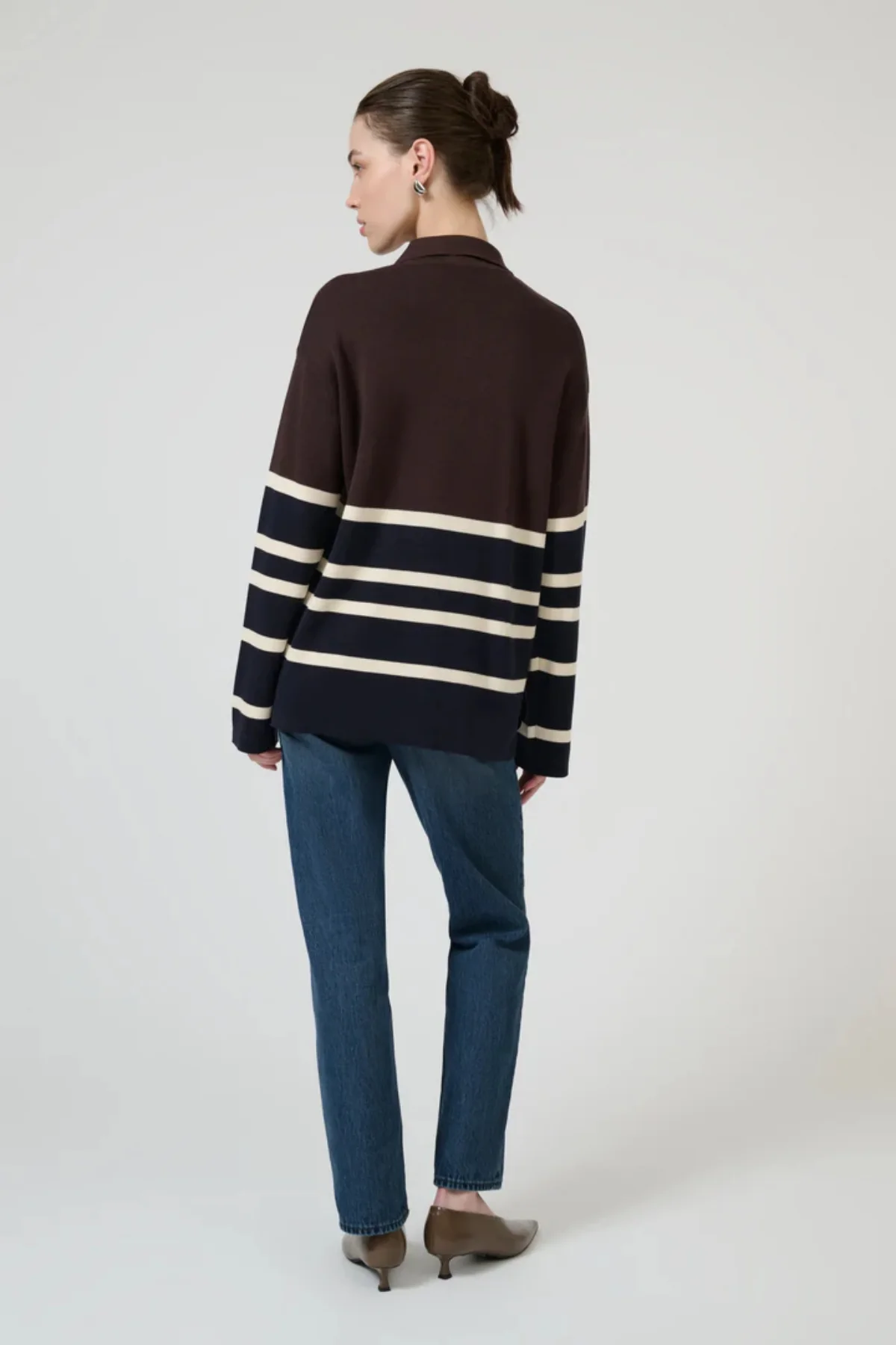 New Aroa Top Chocolate Stripe - Image 5