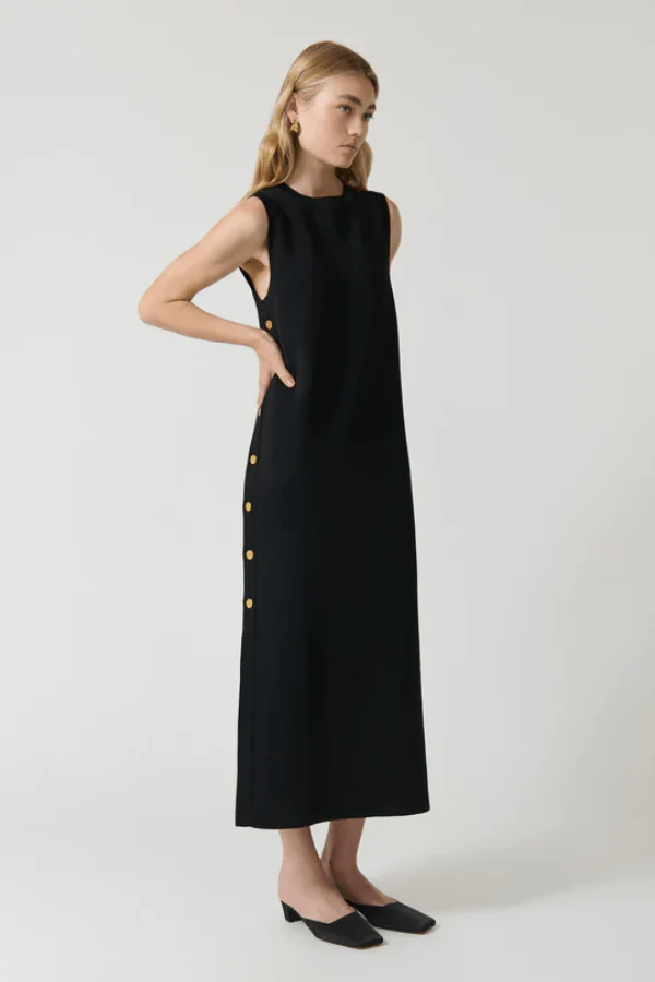 Selena Tunic Long Black - Image 2