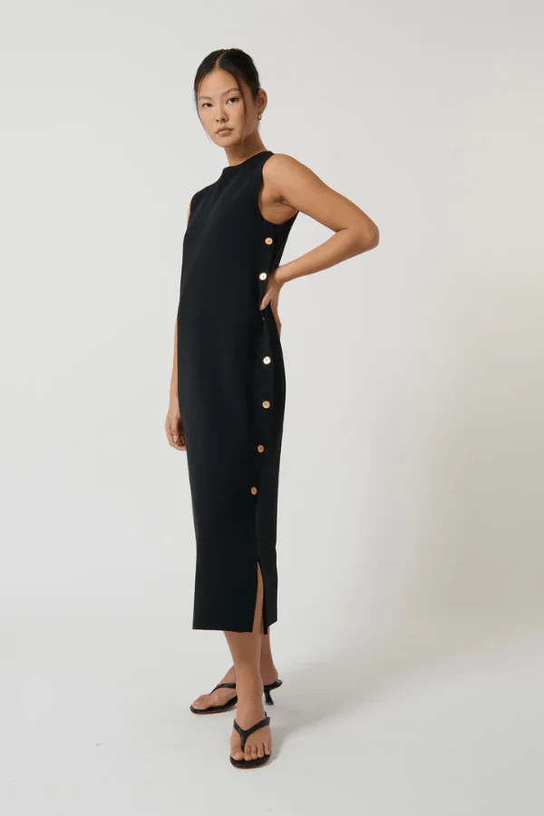 Selena Tunic Long Black - Image 3
