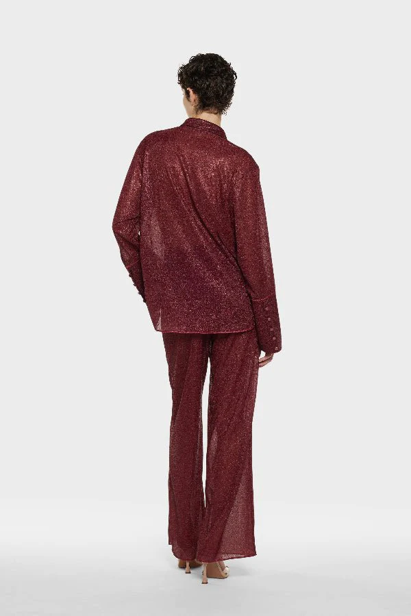 Lumiere Pants Burgundy - Image 5