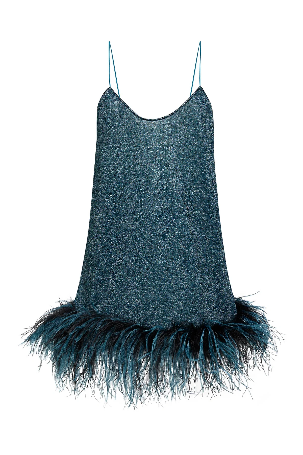 Lumiere Plumage Short Dress Peacock - Image 3