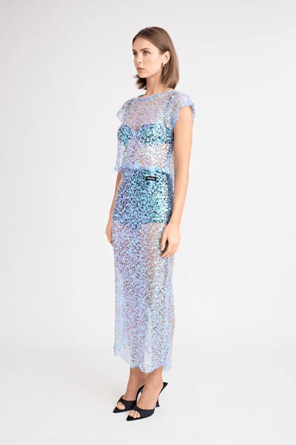 Delphine Skirt Aquamarine - Image 3