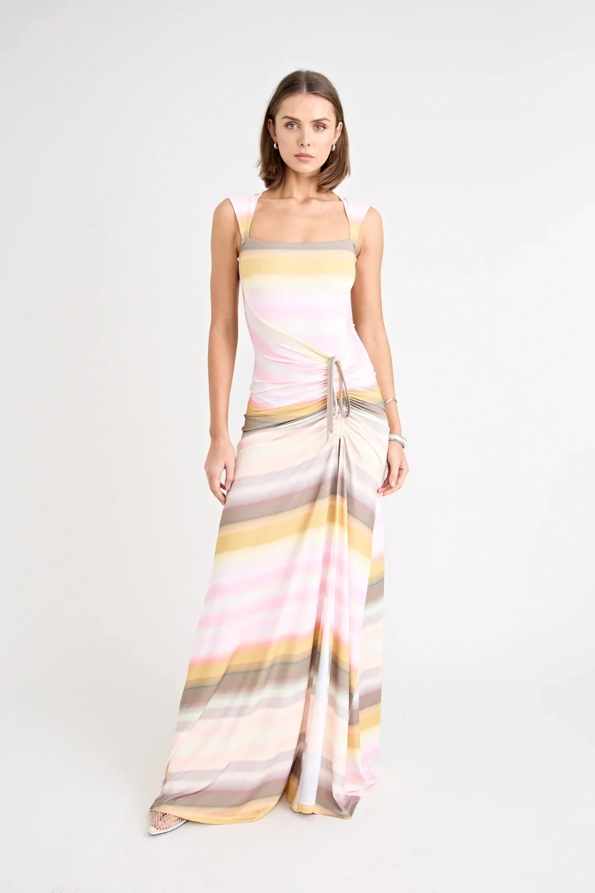 Elara Gown Peach - Image 3