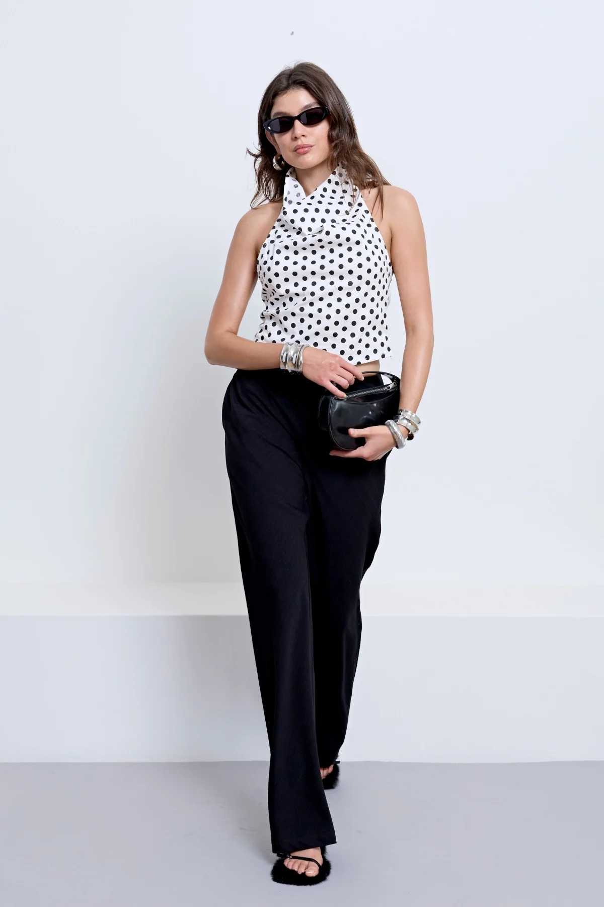 Hallie Backless Top Polka Dot - Image 12