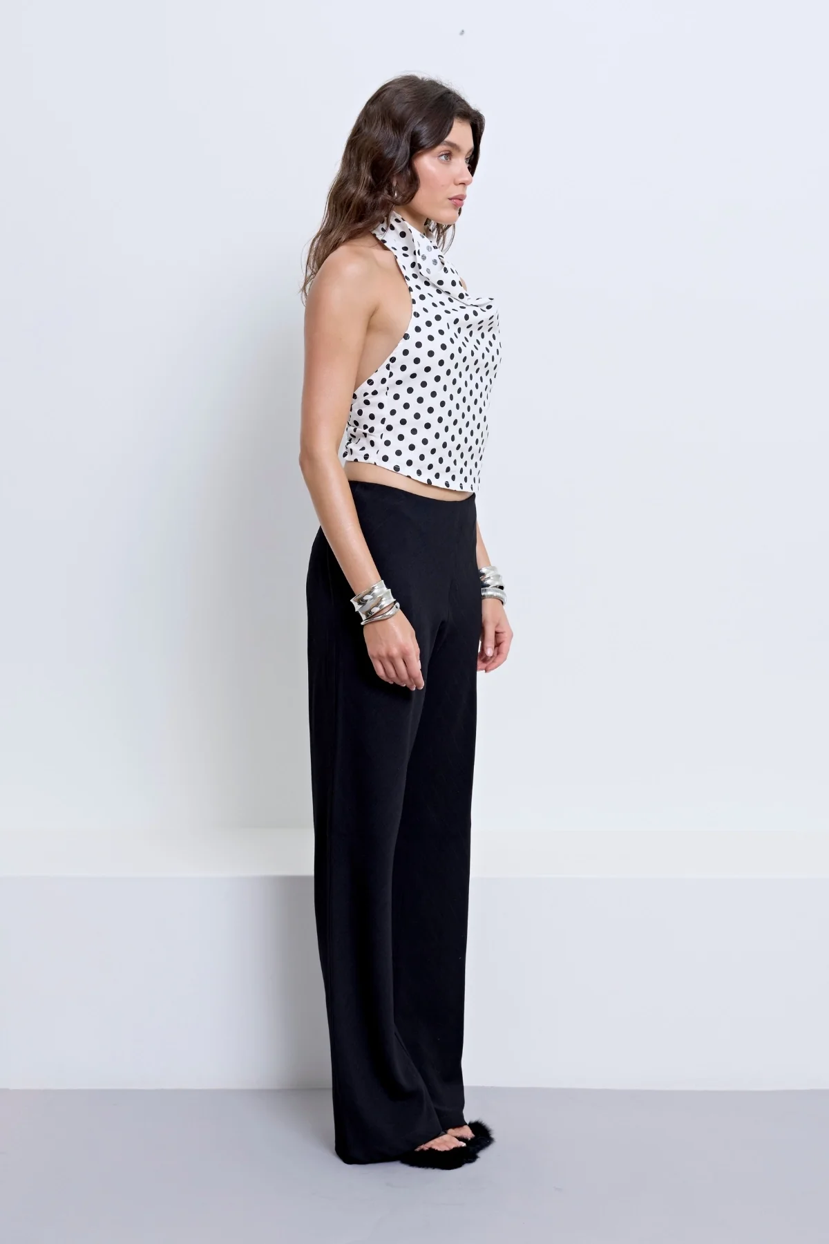 Hallie Backless Top Polka Dot - Image 6