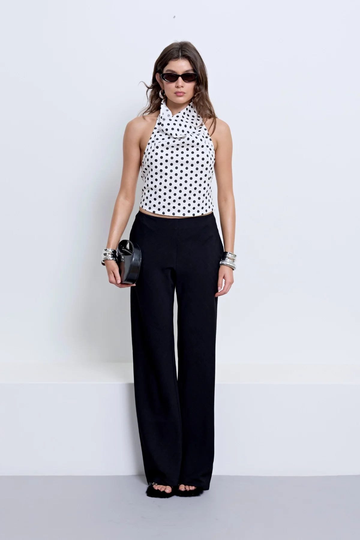 Hallie Backless Top Polka Dot - Image 7