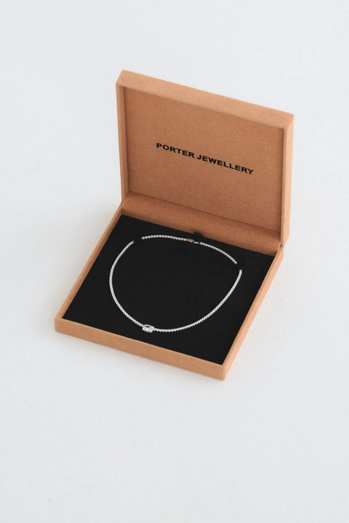 Heirloom Tennis Necklace White Gold - Image 3