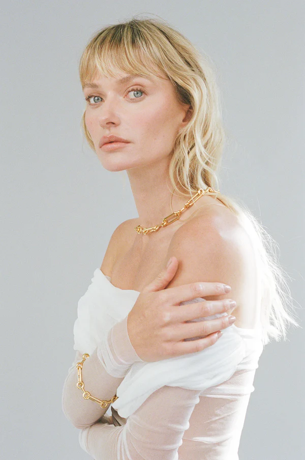 Mona Necklace Gold - Image 2