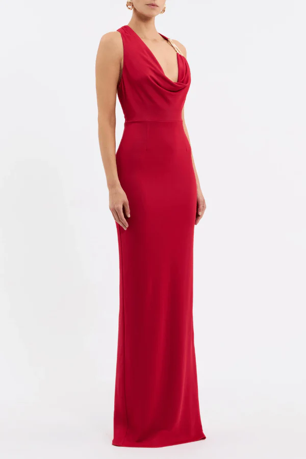 Carmine Halter Maxi Red - Image 3