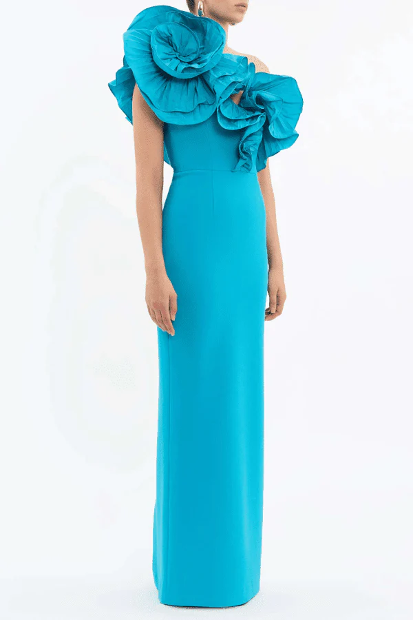 Ella Gown Blue - Image 3