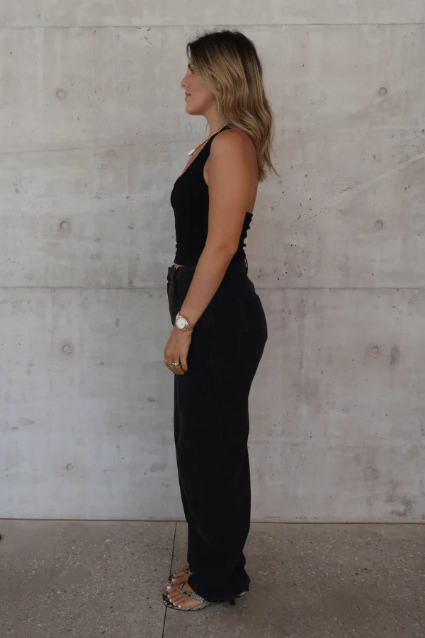 Bella Halter Tank Black - Image 8