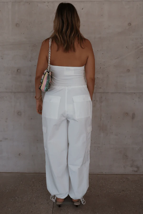 Bella Halter Tank White - Image 6