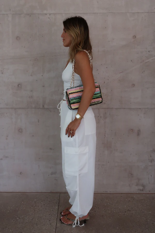 Cargo Link Pants White - Image 6