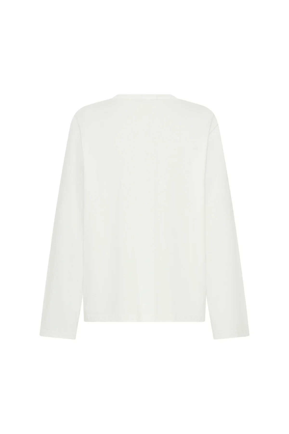Carter V Neck Long Sleeve Top White - Image 6
