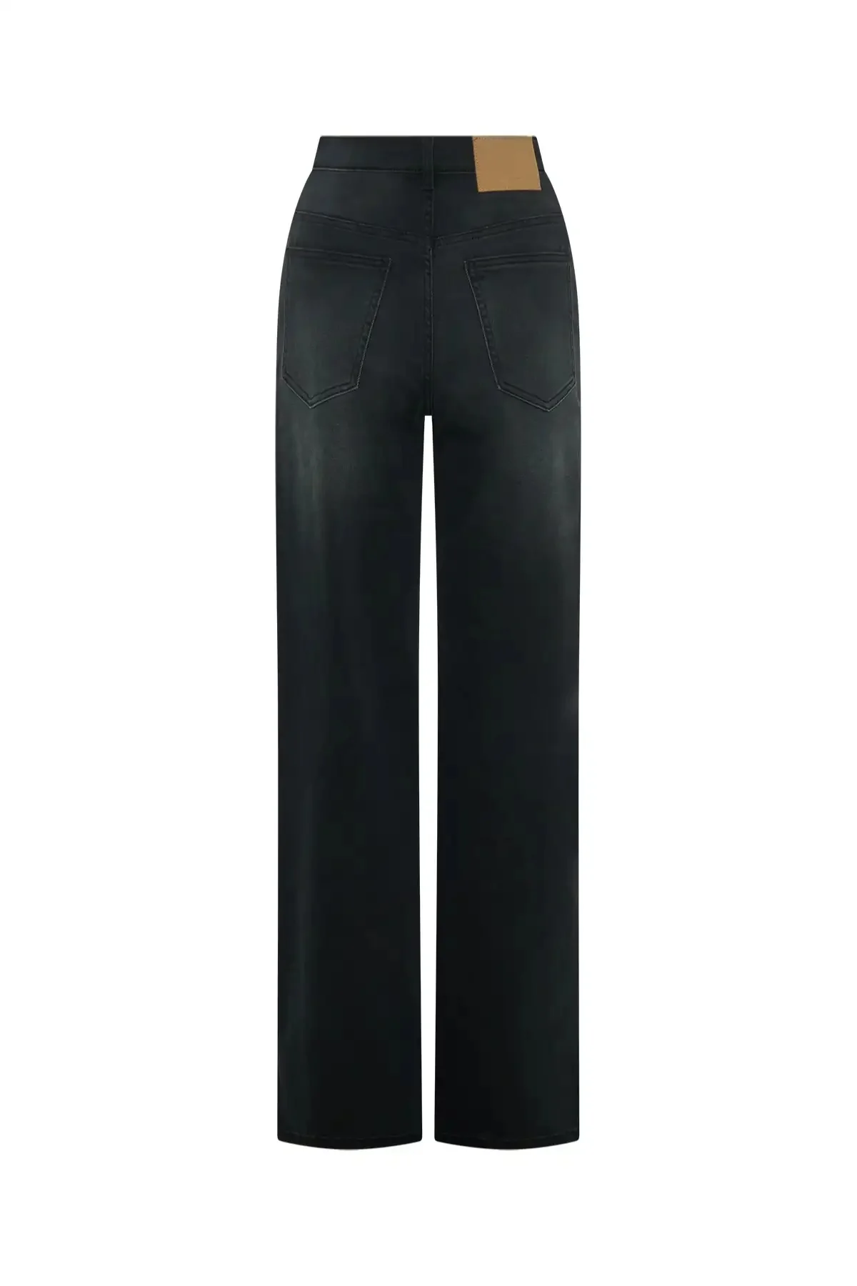 Celine High Rise Stretch Jean Black Wash - Image 14