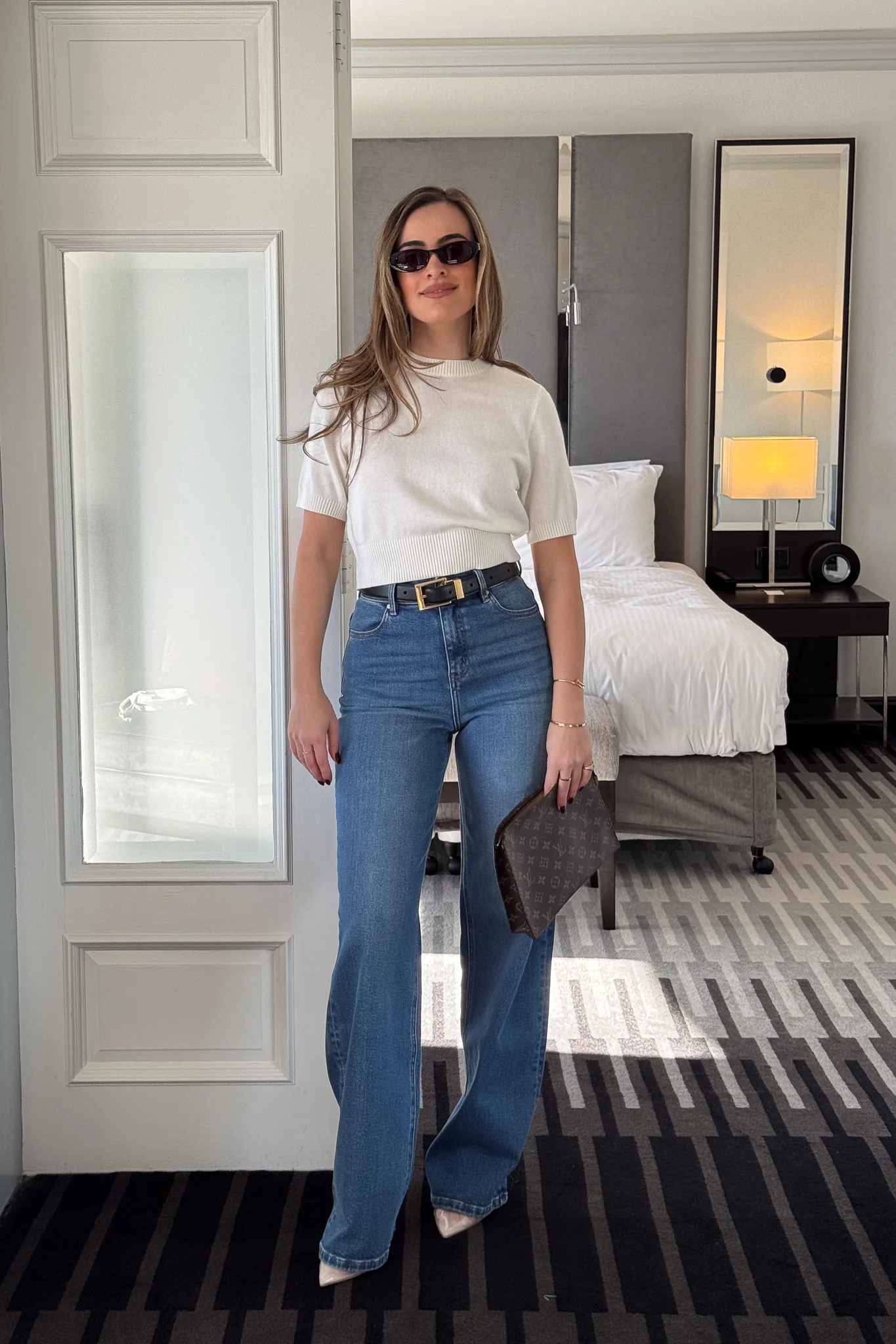 Celine High Rise Stretch Jean Indigo - Image 10