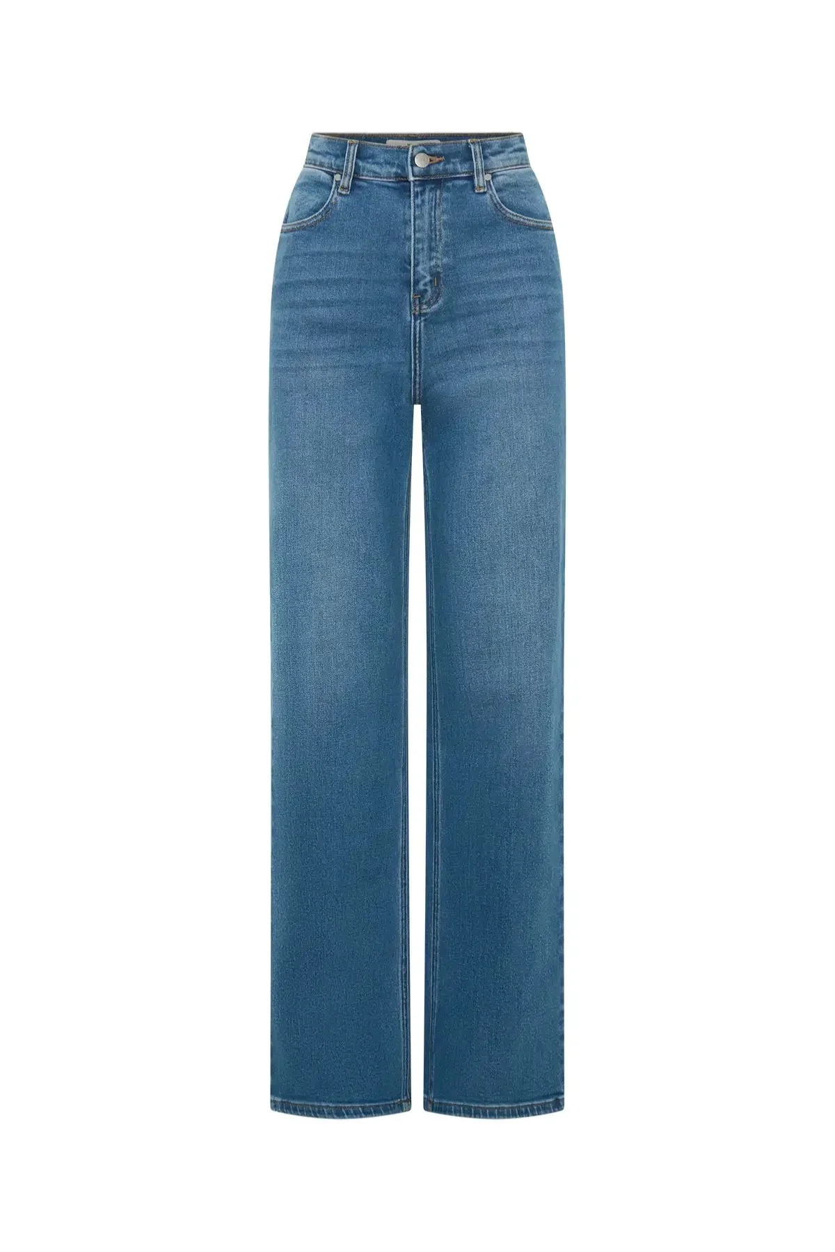 Celine High Rise Stretch Jean Indigo - Image 4