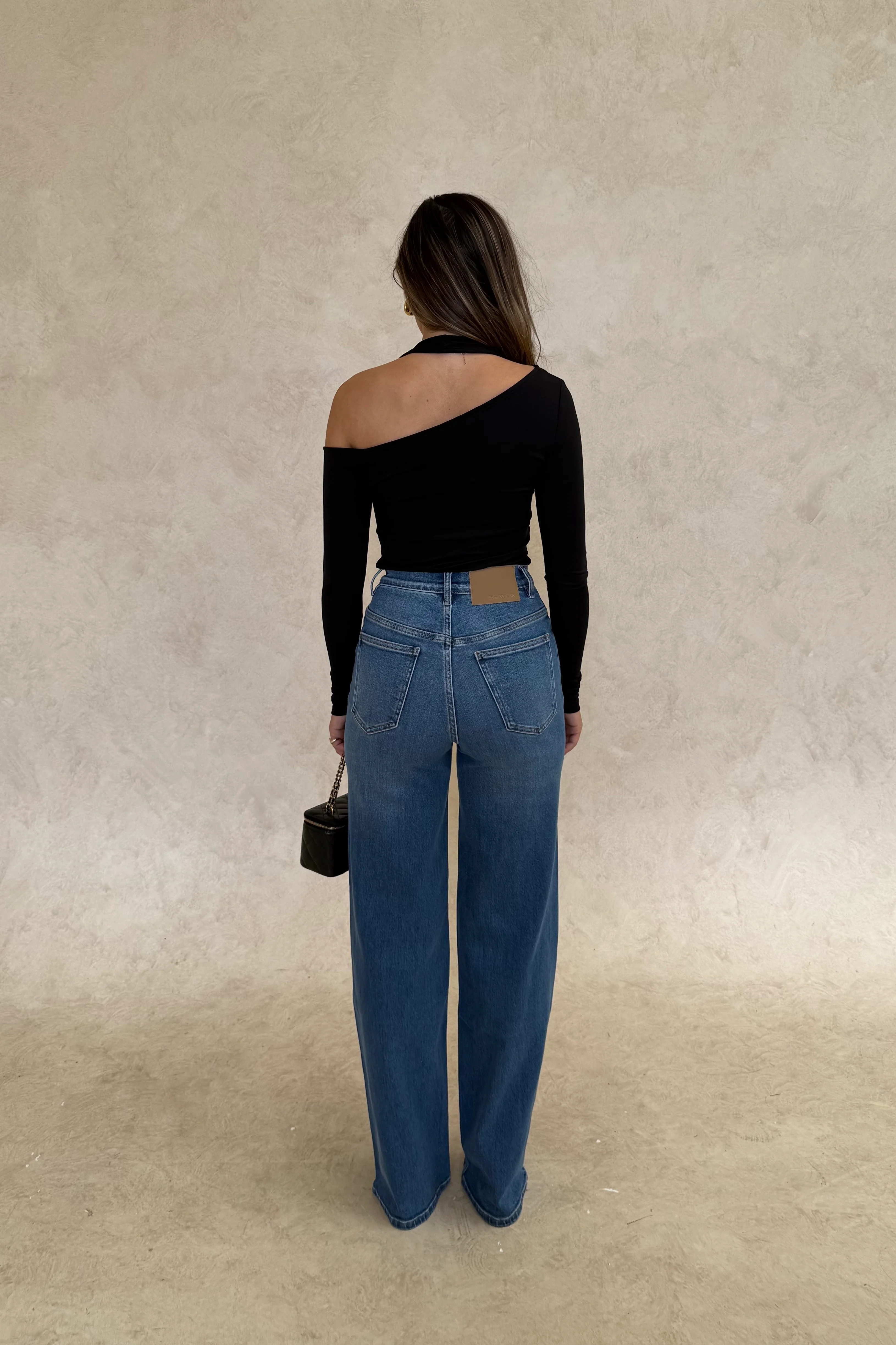Celine High Rise Stretch Jean Indigo - Image 6