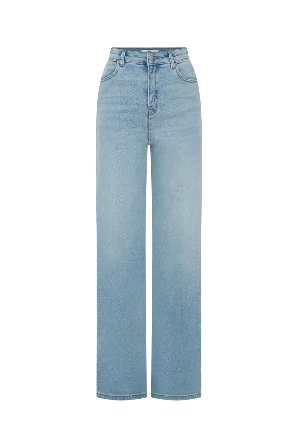 Celine High Rise Stretch Jean Light Blue - Image 4