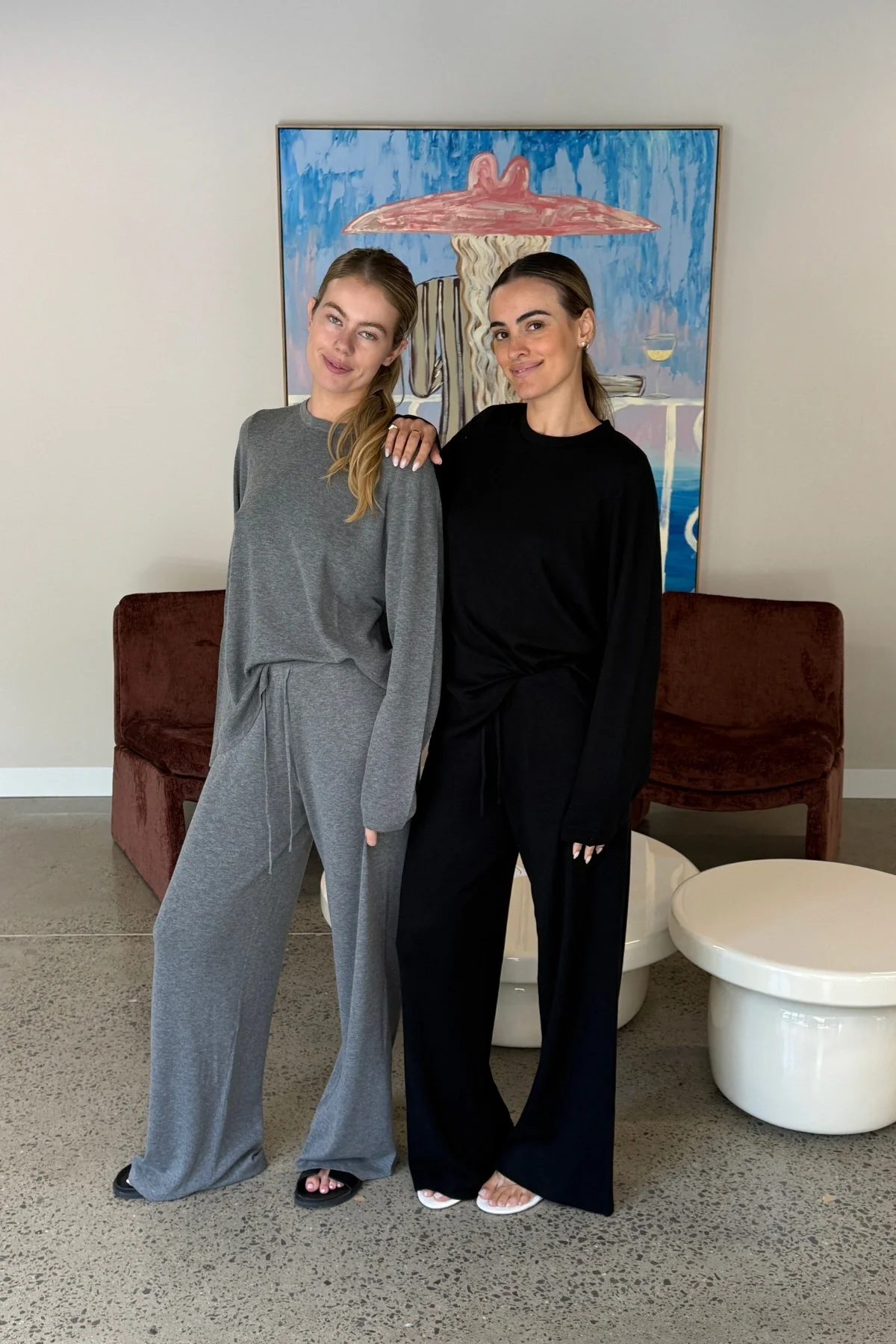 Charli Knitted Long Sleeve Top Grey - Image 8