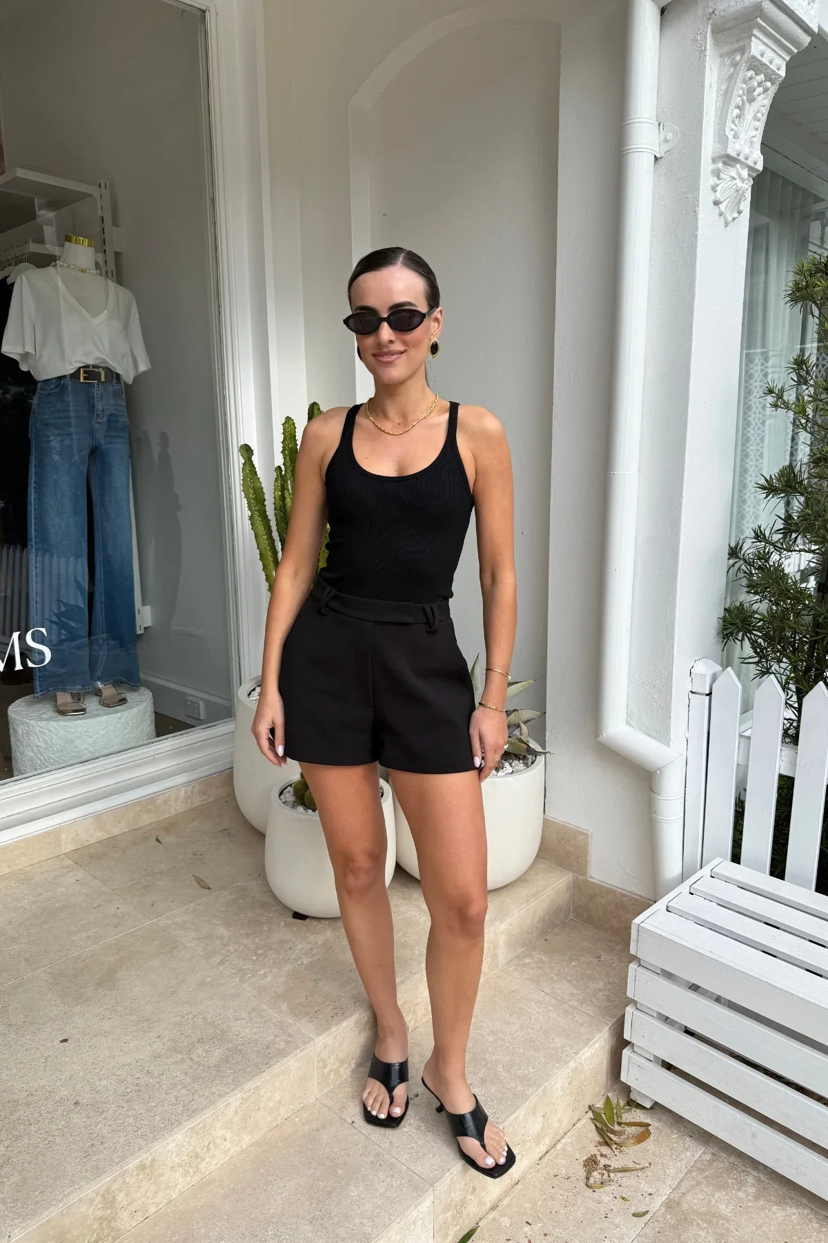 Chiara Tank Black - Image 6