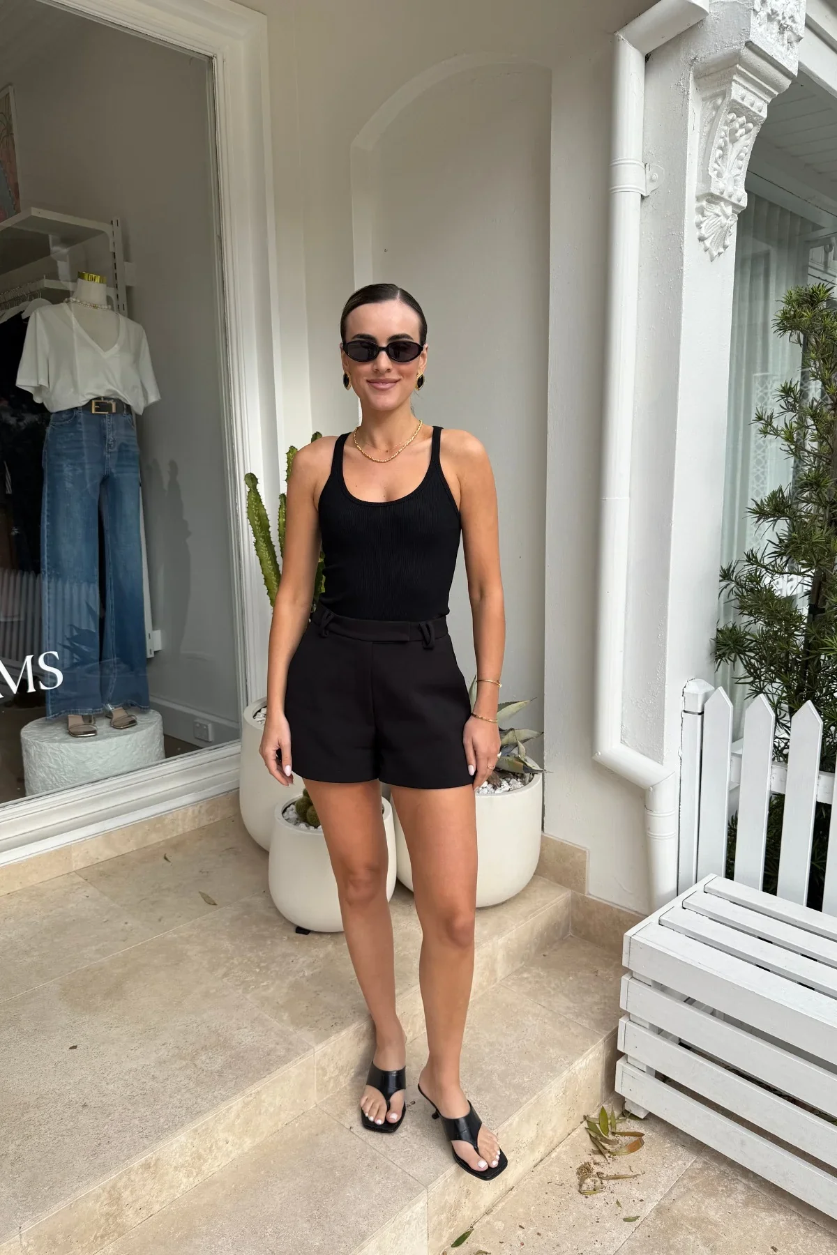 Chiara Tank Black - Image 7