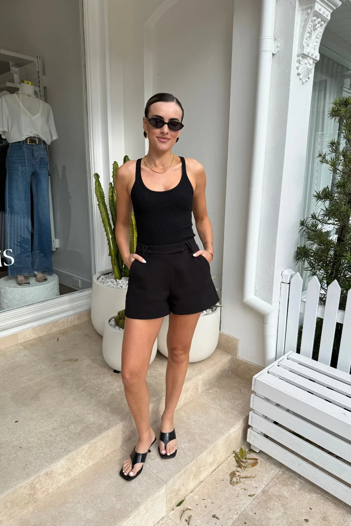Chiara Tank Black - Image 8