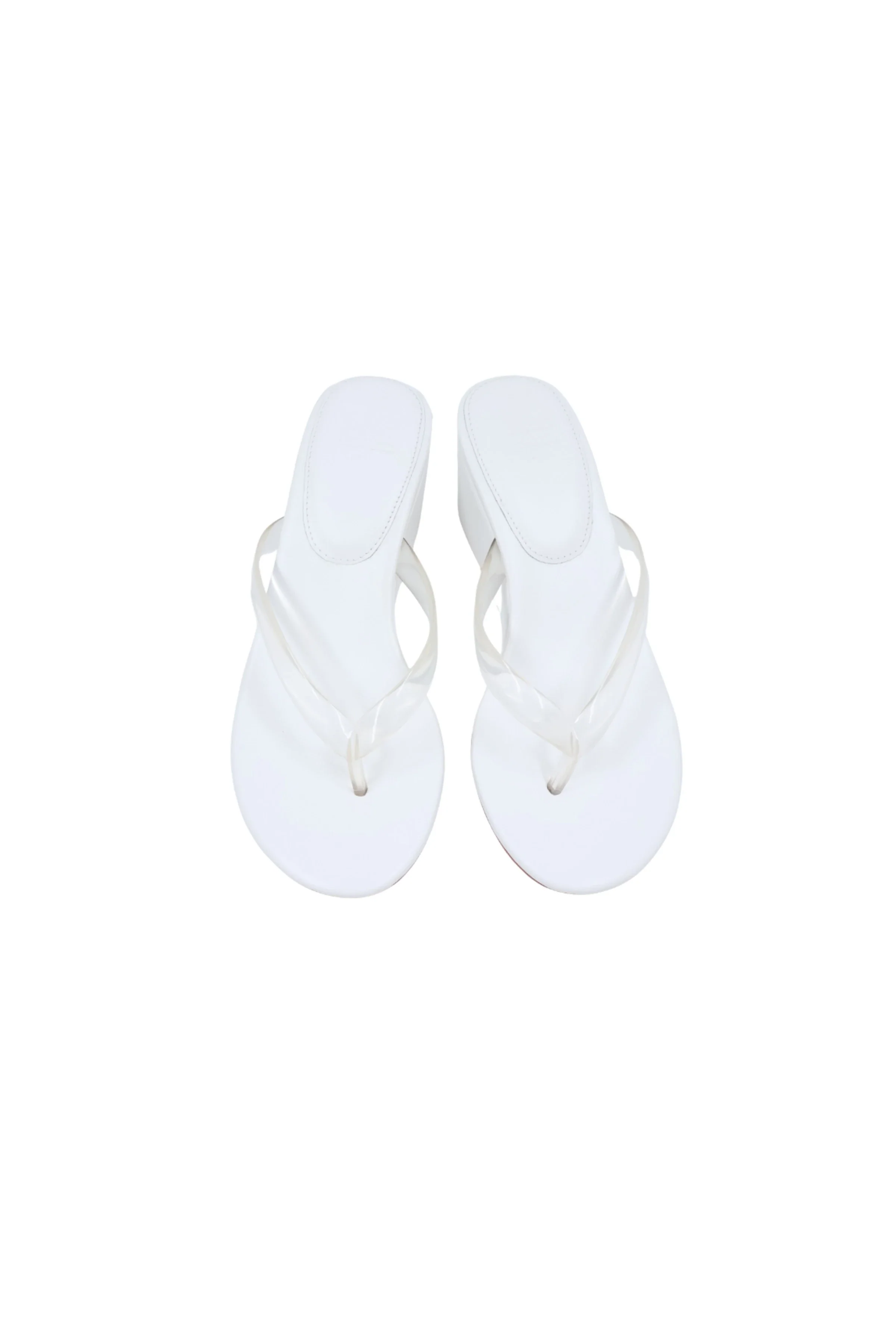 Deanna Clear Thong Wedge - Image 3