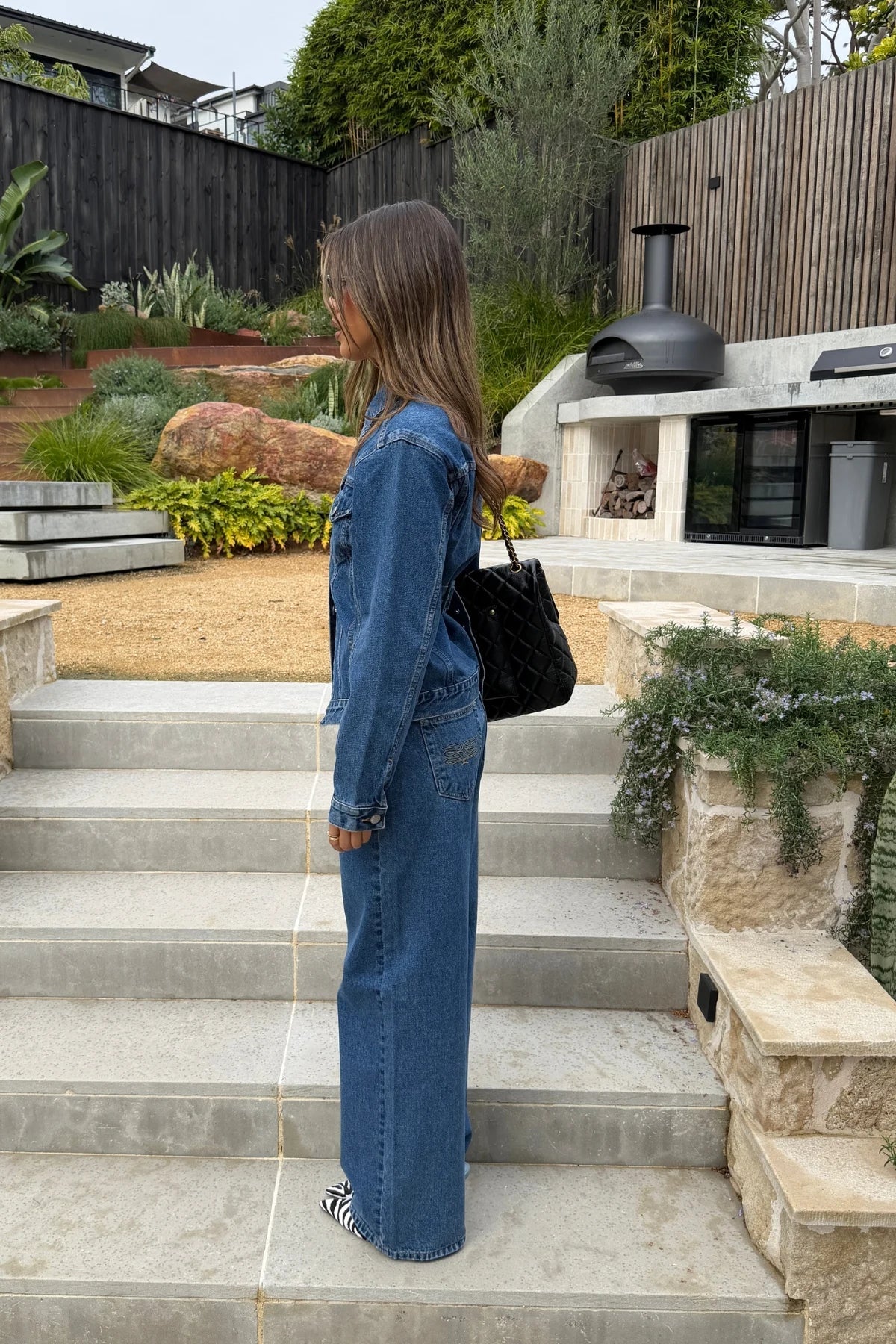 Ella Squire Relaxed Baggy Jean Indigo - Image 10