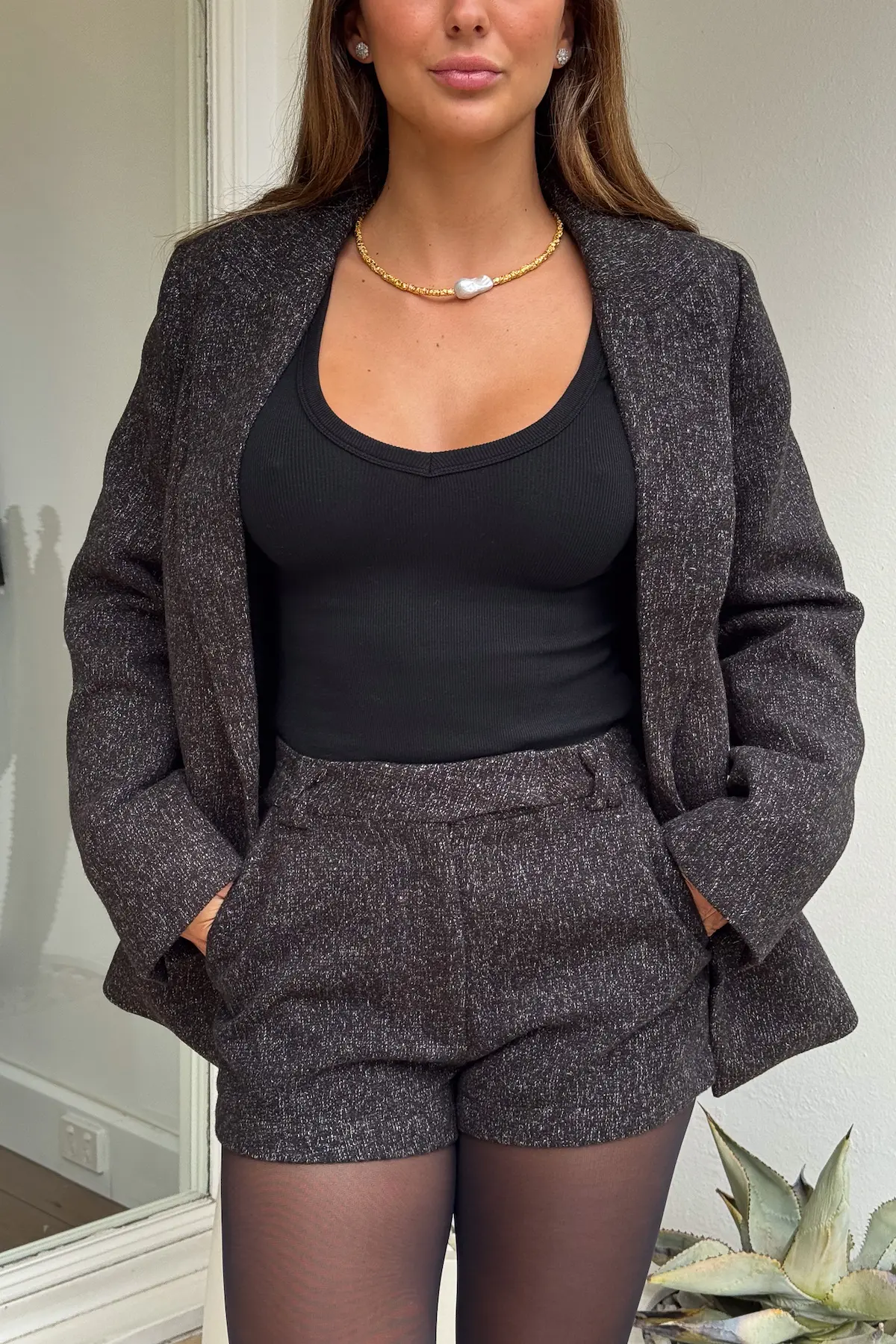 Gretta Short Black Marle - Image 6