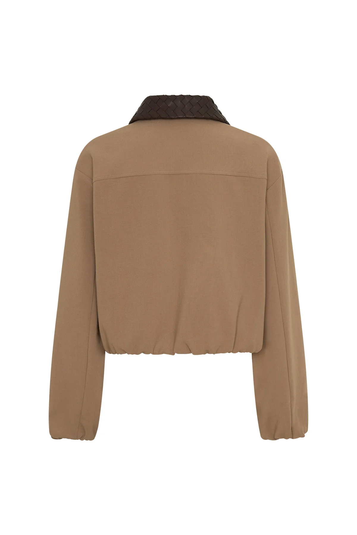 Jaz Braided Collar Jacket Tan/Choc - Image 10