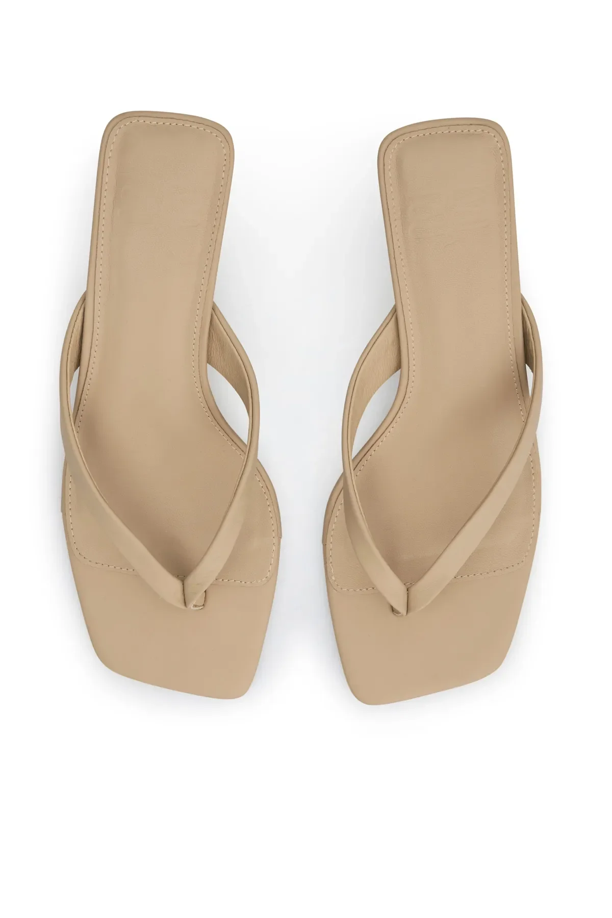 Jaz Hand Kitty Heel Beige - Image 3