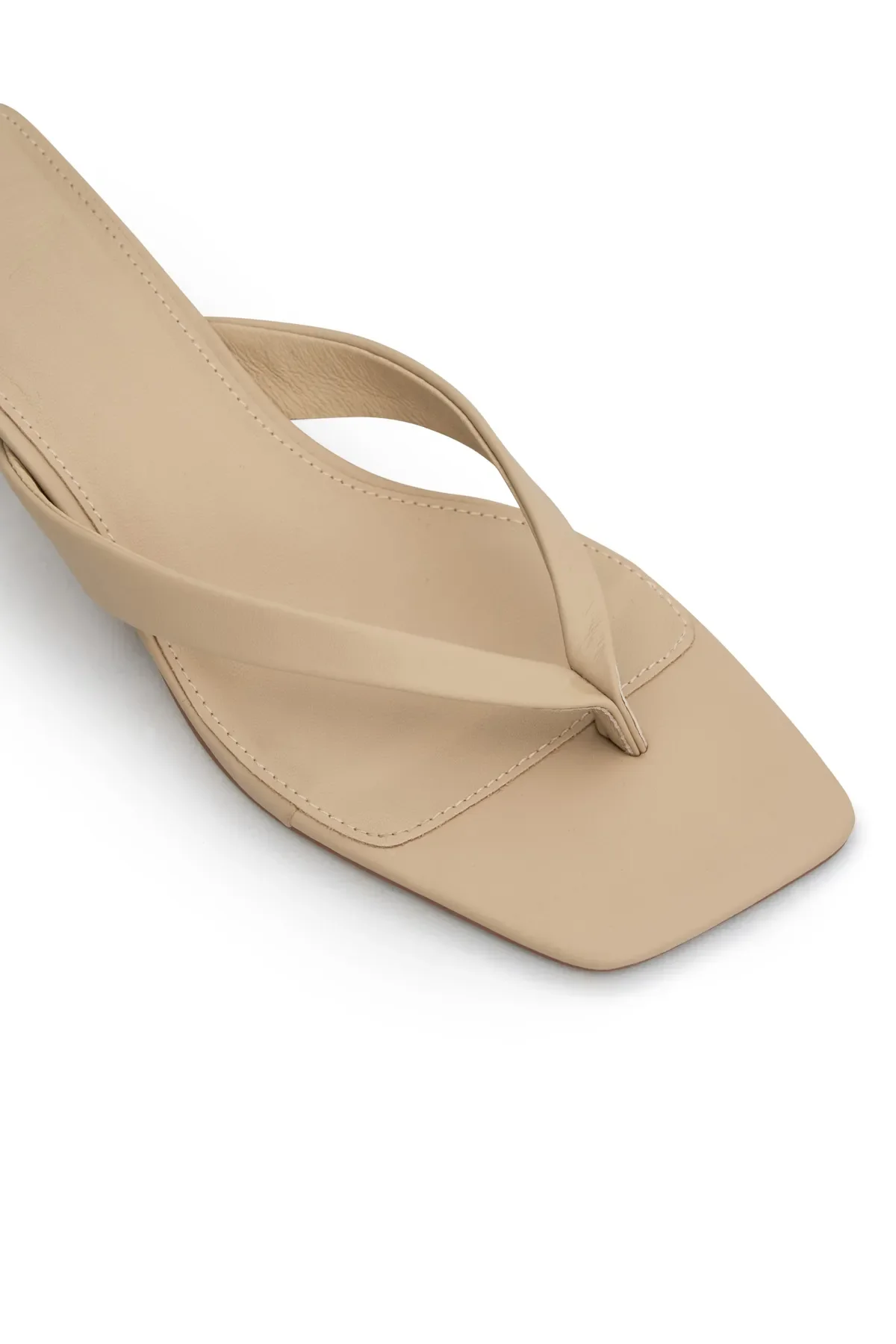 Jaz Hand Kitty Heel Beige - Image 4