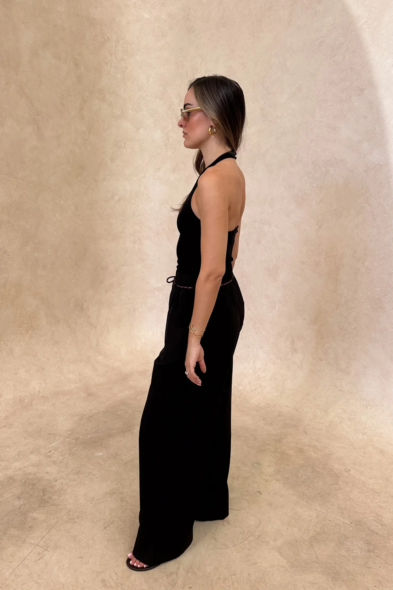 Bella Halter Tank Black - Image 5