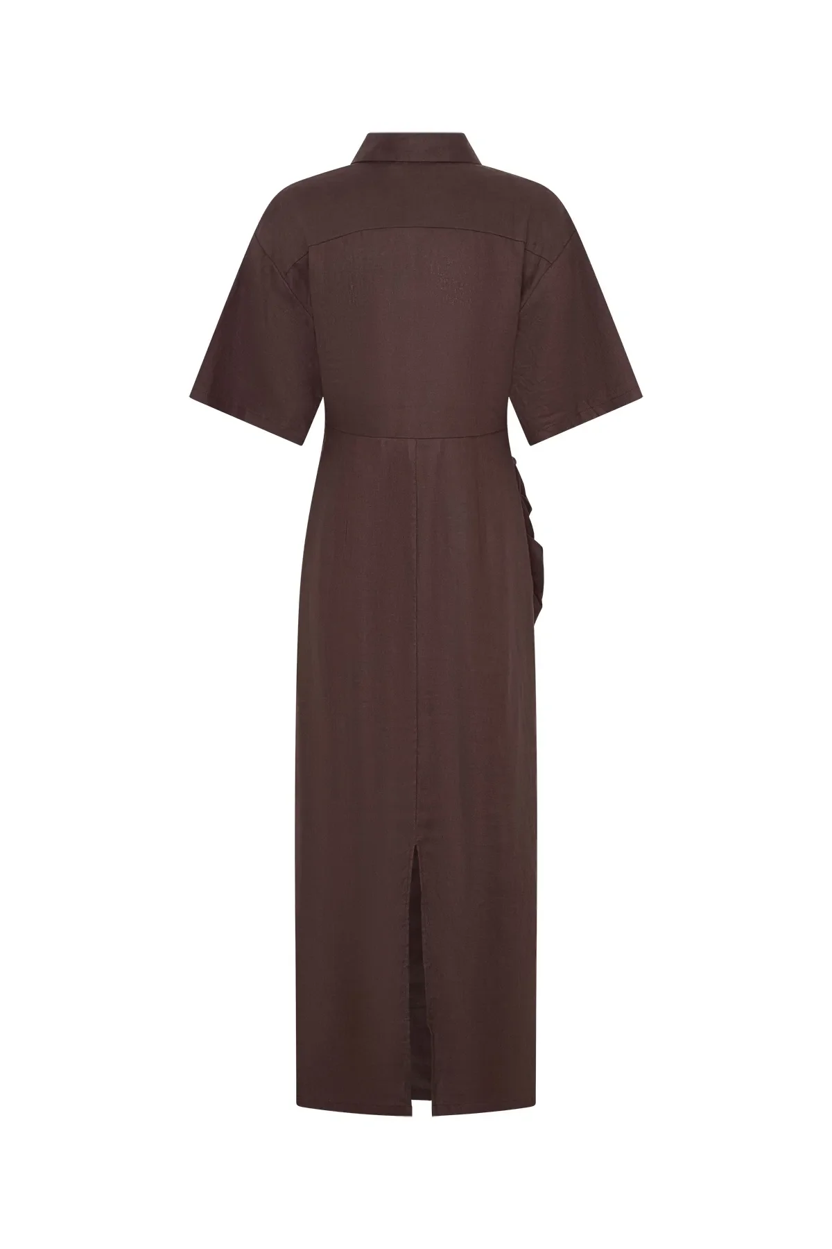 Lefka Midi Dress Chocolate - Image 10