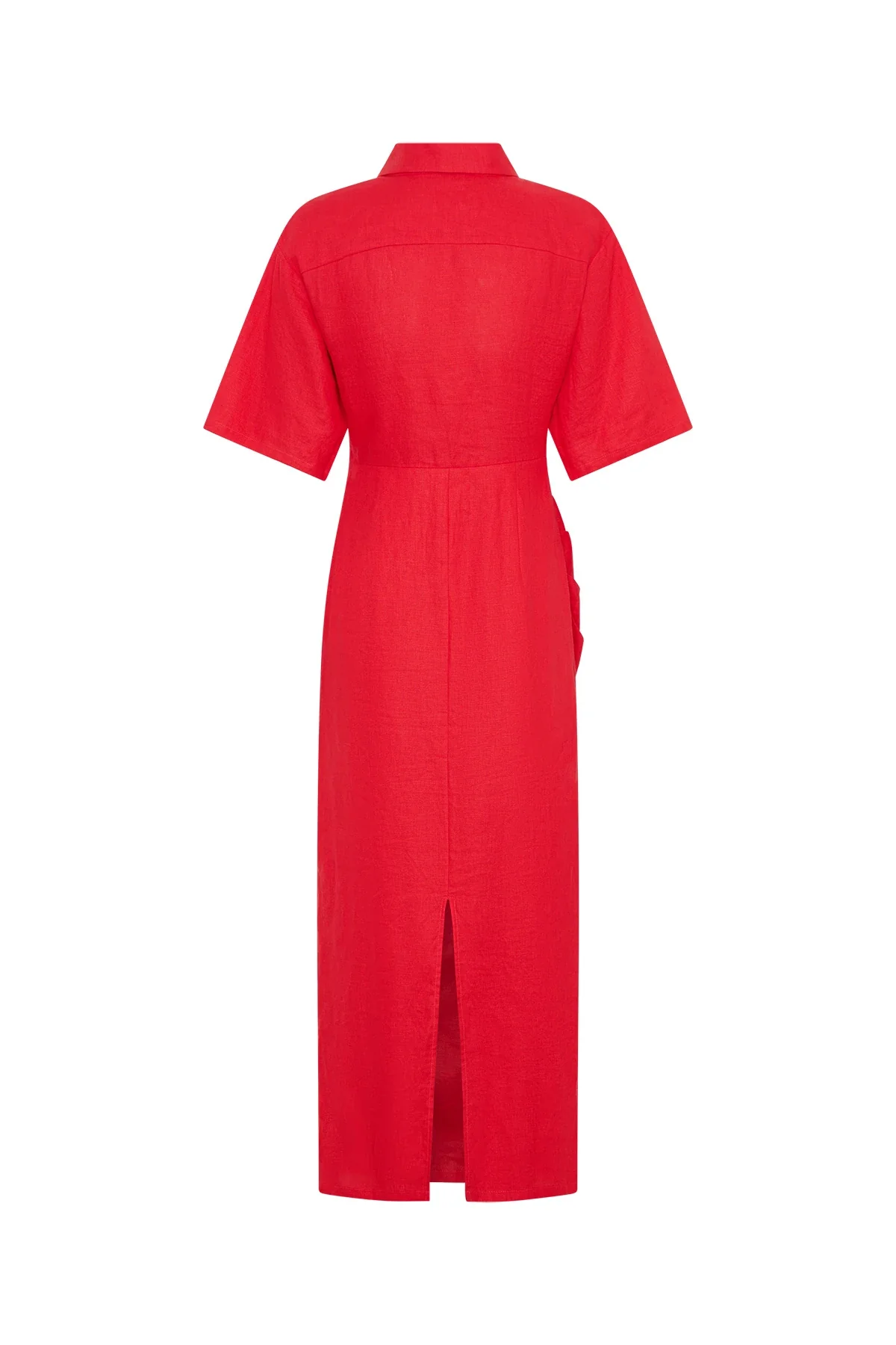 Lefka Midi Dress Red - Image 8