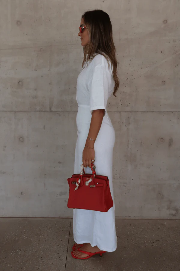 Lefka Midi Dress White - Image 10