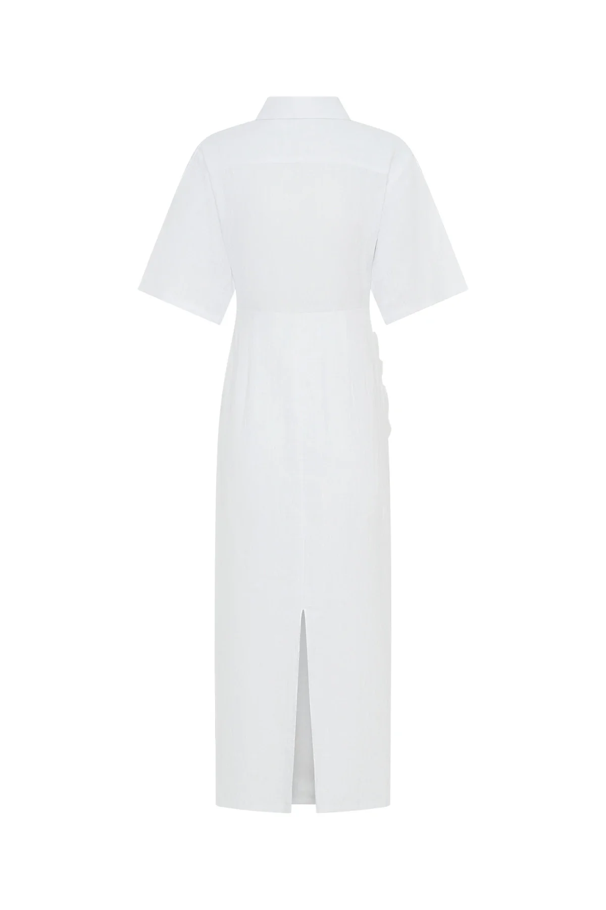 Lefka Midi Dress White - Image 9