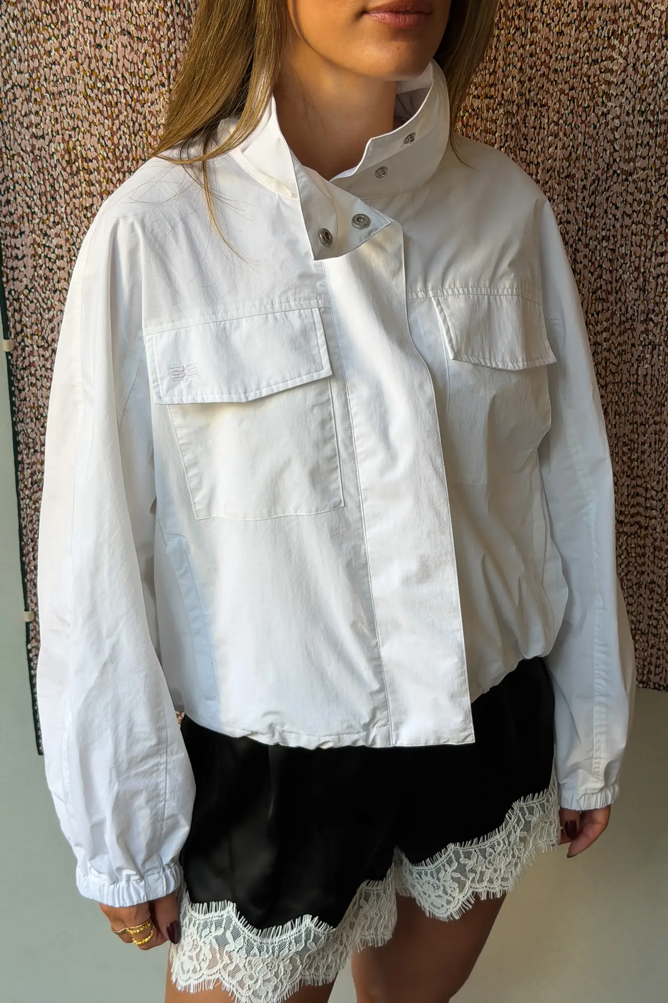 Luella Windbreaker Jacket White - Image 4