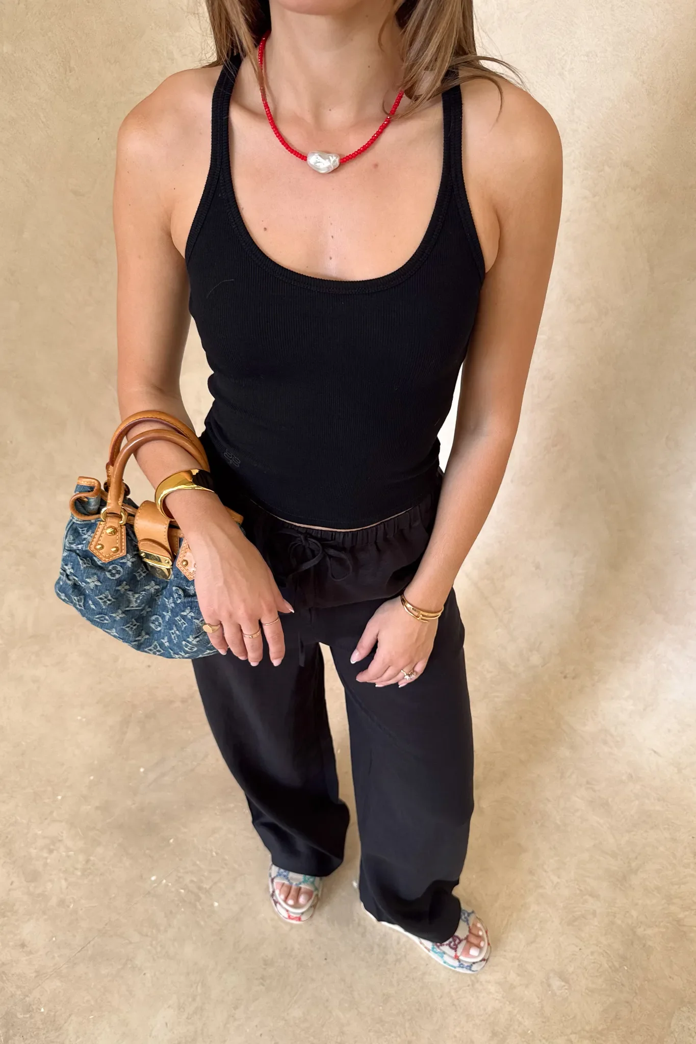 Luna Linen Pant Black - Image 7