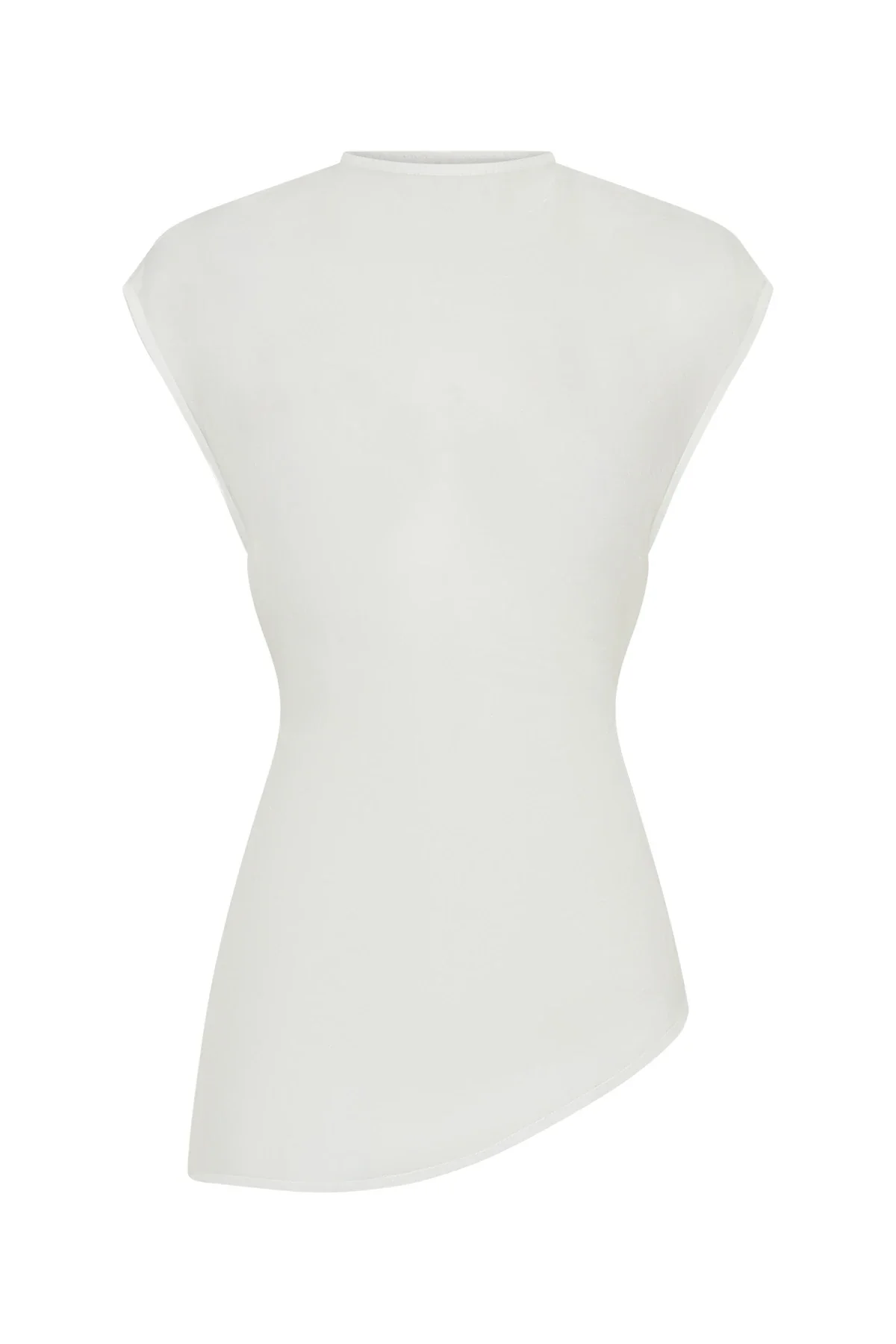 Marni Organza Sheer Top White - Image 3