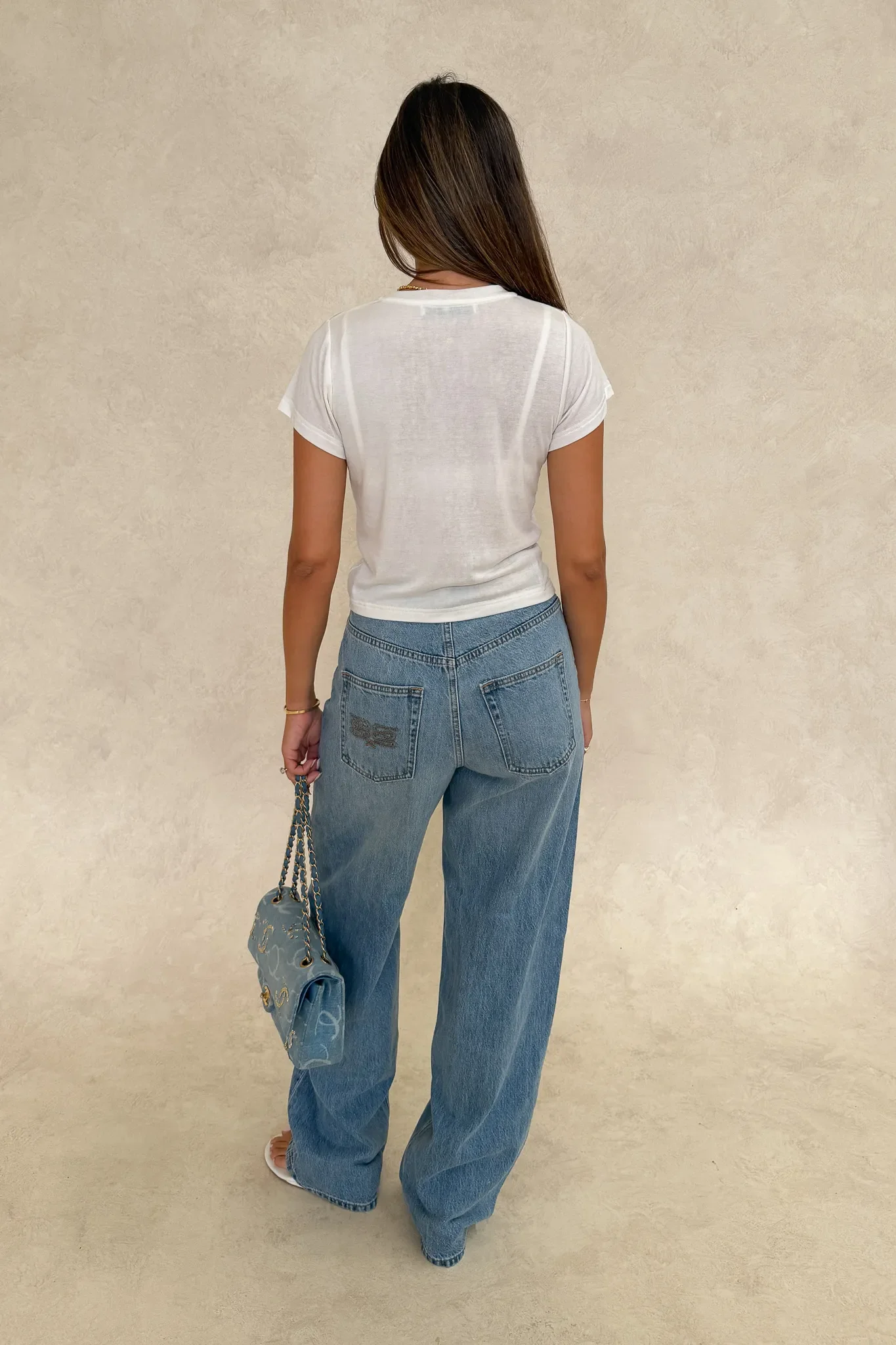 Stella High Rise Straight Leg Light Blue - Image 4